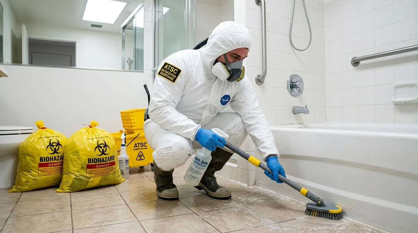 Decontamination equipment deployed for Blood Cleanup in Bangor